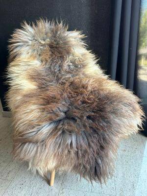 Sheepskins - Melerade - brown-white-melerade-adam-leather
