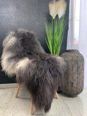 Sheepskins - Melerade - melerade-silver-grey-sheepskin-adam-leather