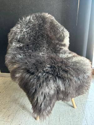 Sheepskins - Melerade - silver-grey-melerade-adam-leather