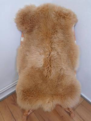 Sheepskins - Meliert  Toffee - Coburg Fox Sheep - unique-meliert-toffee-sheepskin