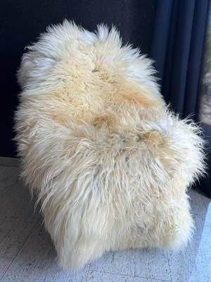 Sheepskins - Melerade - white-melerade-adam-leather-sheepskin