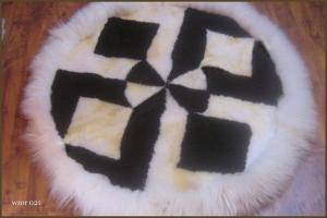 Sheepskins - Round carpets - 998184mega-round-carpets-sheepskin-adam-leather