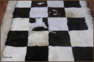 Sheepskins - Patchwork sheepskin rug - beauty-rectangular-carpets-sheepskin