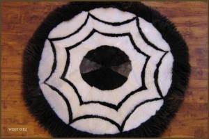 Sheepskins - Round carpets - beguiling-round-carpets-sheepskin-adam-leather