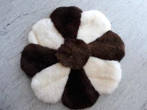 Sheepskins - Round carpets - brown-round-carpets-sheepskin-adam-leather