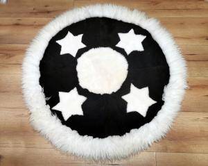 Sheepskins - Round carpets - carpets-adam-leather-bio-tanned
