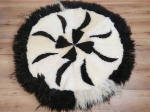 Sheepskins - Round carpets - carpets-eco-adam-leather