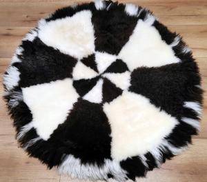 Sheepskins - Round carpets - carpets-eco-tannery-poland-adam-leather
