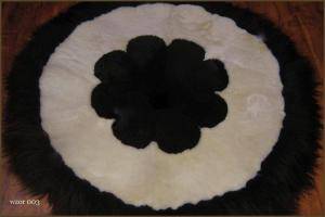 Sheepskins - Round carpets - charming-round-carpets-sheepskin-adam-leather