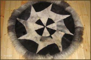 Sheepskins - Round carpets - cool-round-carpets-sheepskin-adam-leather