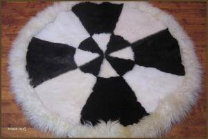 Sheepskins - Round carpets - delighful-round-carpets-sheepskin-adam-leather