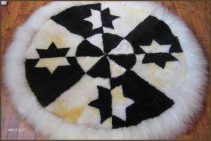 Sheepskins - Round carpets - divine-round-carpets-sheepskin-adam-leather