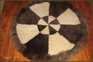 Sheepskins - Round carpets - dreamy-round-carpets-sheepskin-adam-leather