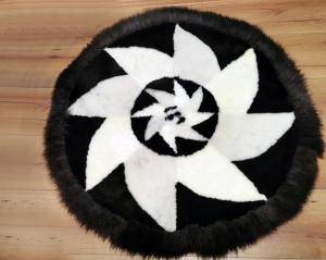 Sheepskins - Round carpets - eco-carpets-adam-leather