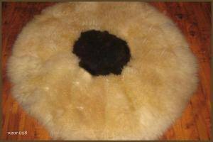 Sheepskins - Round carpets - elegant-round-carpets-sheepskin-adam-leather