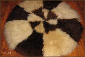 Sheepskins - Round carpets - glamorous-round-carpets-sheepskin-adam-leather