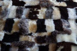 Sheepskins - Patchwork sheepskin rug - gorgeous-rectangular-carpets-sheepskin