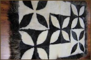Sheepskins - Patchwork sheepskin rug - graceful-rectangular-carpets-sheepskin