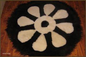 Sheepskins - Round carpets - incredible-round-carpets-sheepskin-adam-leather