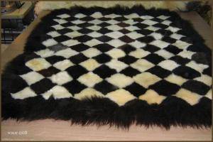 Sheepskins - Patchwork sheepskin rug - natural-rectangular-carpets-sheepskin
