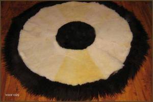 Sheepskins - Round carpets - nice-round-carpets-sheepskin-adam-leather