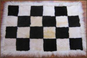 Sheepskins - Patchwork sheepskin rug - pleasant-rectangular-carpets-sheepskin