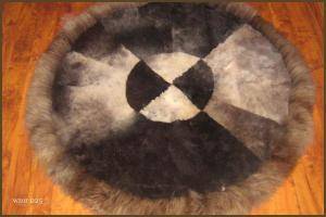 Sheepskins - Round carpets - pleasing-round-carpets-sheepskin-adam-leather