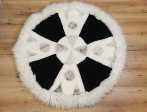 Sheepskins - Round carpets - sheep-carpets-adam-leather