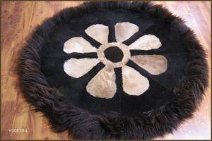 Sheepskins - Round carpets - wondrous-round-carpets-sheepskin-adam-leather