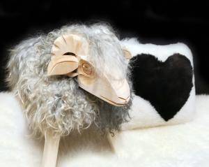 Sheepskins - Wooden Sheep  - 332