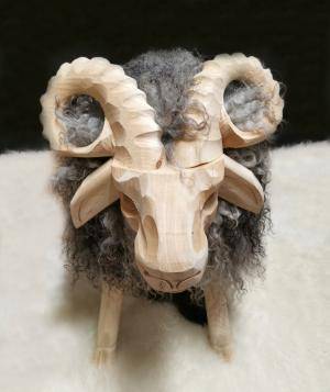 Sheepskins - Wooden Sheep  - woodenram