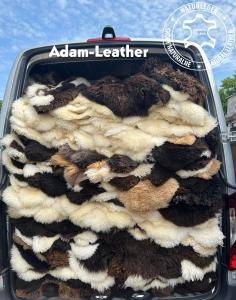 Sheepskins - Business trip to Stuttgart in South-West Germany with our natural sheepskins from Adam Leather!