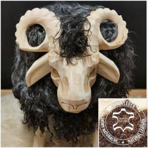 Sheepskins - Inspired by the animal world - wooden decorative rams! This is our NEW PRODUCT !