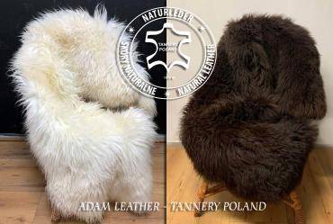 Sheepskins - Adam Leather double pelt sheepskins are organic, high quality and naturally perfect!