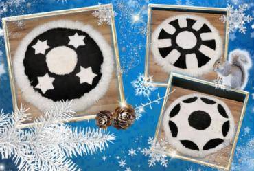 Sheepskins - Take a round natural sheepskin rug to your home and enjoy its charm now!