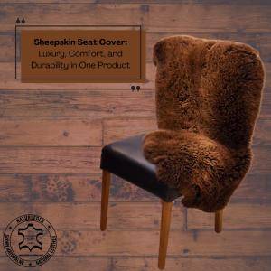 Sheepskins - Sheepskin Seat Cover: Luxury, Comfort, and Durability in One Product