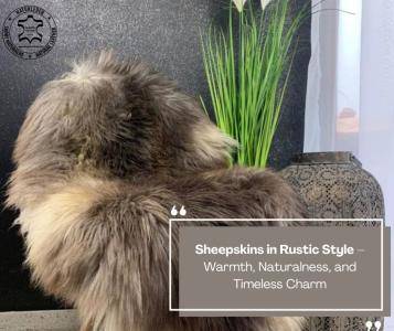 Sheepskins - Sheepskins in Rustic Style – Warmth, Naturalness, and Timeless Charm