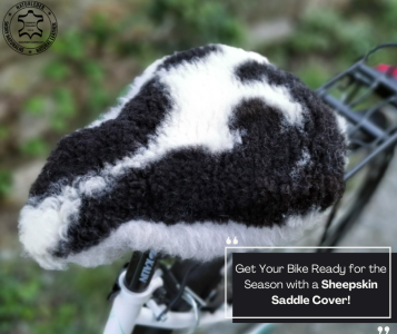 Sheepskins - Spring is Coming – Get Your Bike Ready for the Season with a Sheepskin Saddle Cover!