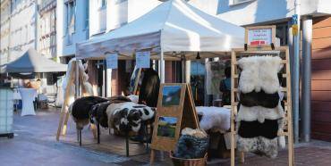 Sheepskins - Our sheepskins are sold at the next market stalls in Germany
