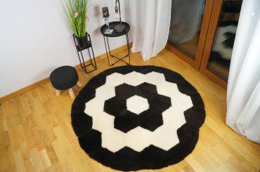 Sheepskins - Round carpets for the living room and bedroom that will change your interior!